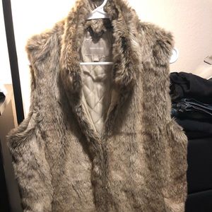 Banana Republic Fur Vest